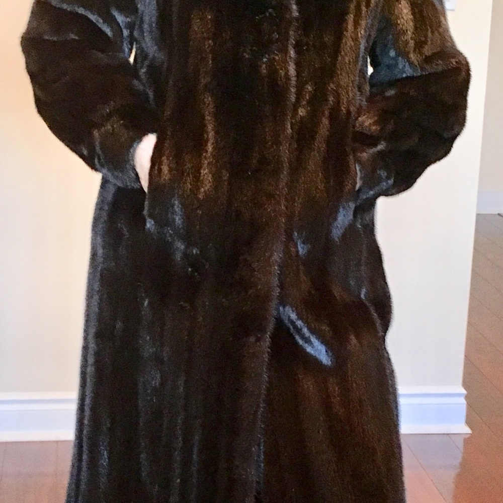 Full length mink coat